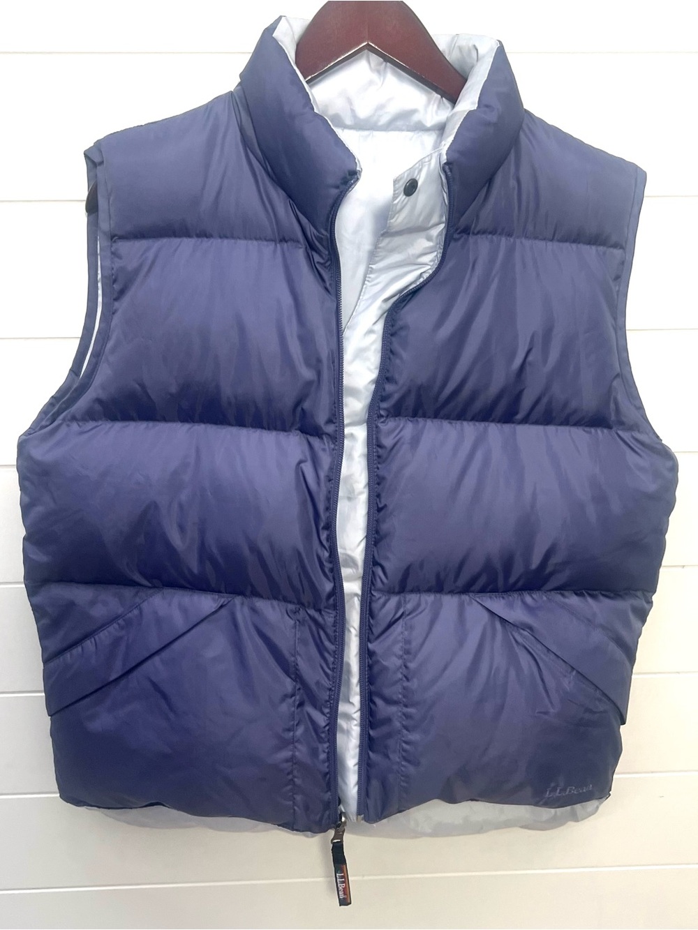 LL Bean Purple Puffer Vest Womens Retro Outdoor Gorpcore